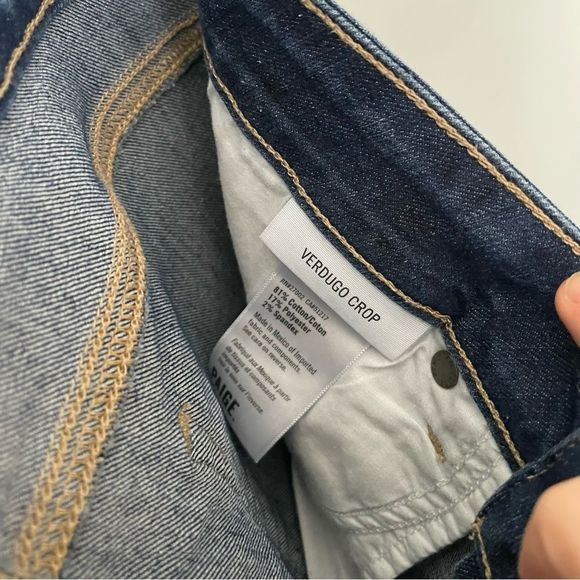 PAIGE Verdugo Crop Dark Wash Skinny Jeans - Picture 4 of 4